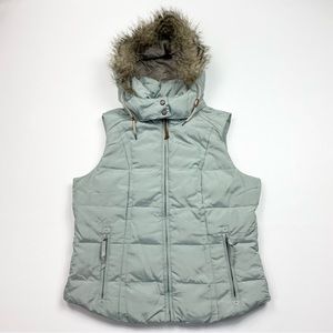 Women’s Eddie Bauer Yukon 550 Goose Down Puffer Vest Jacket Size Large